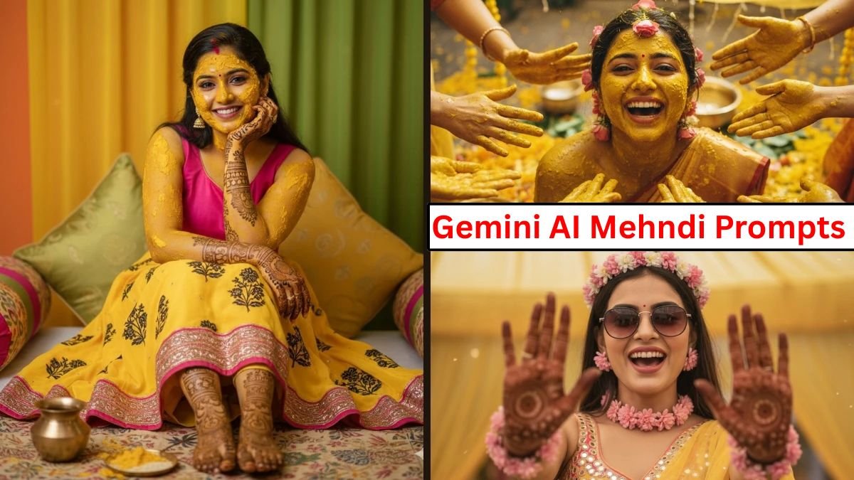 Gemini AI Mehndi Photoshoot Prompts