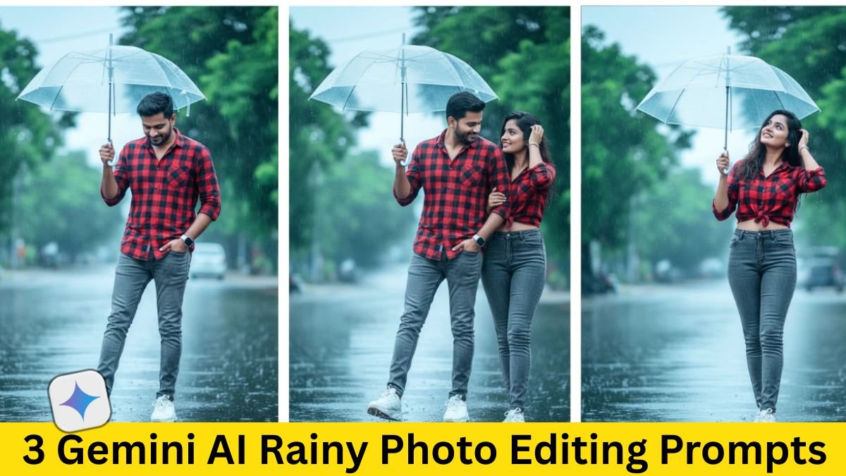 3 Gemini AI Rainy Photo Editing Prompts