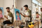 Create Painting on Canvas Set Using Google Gemini AI