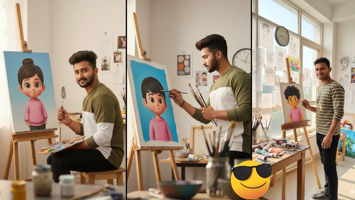 Create Painting on Canvas Set Using Google Gemini AI