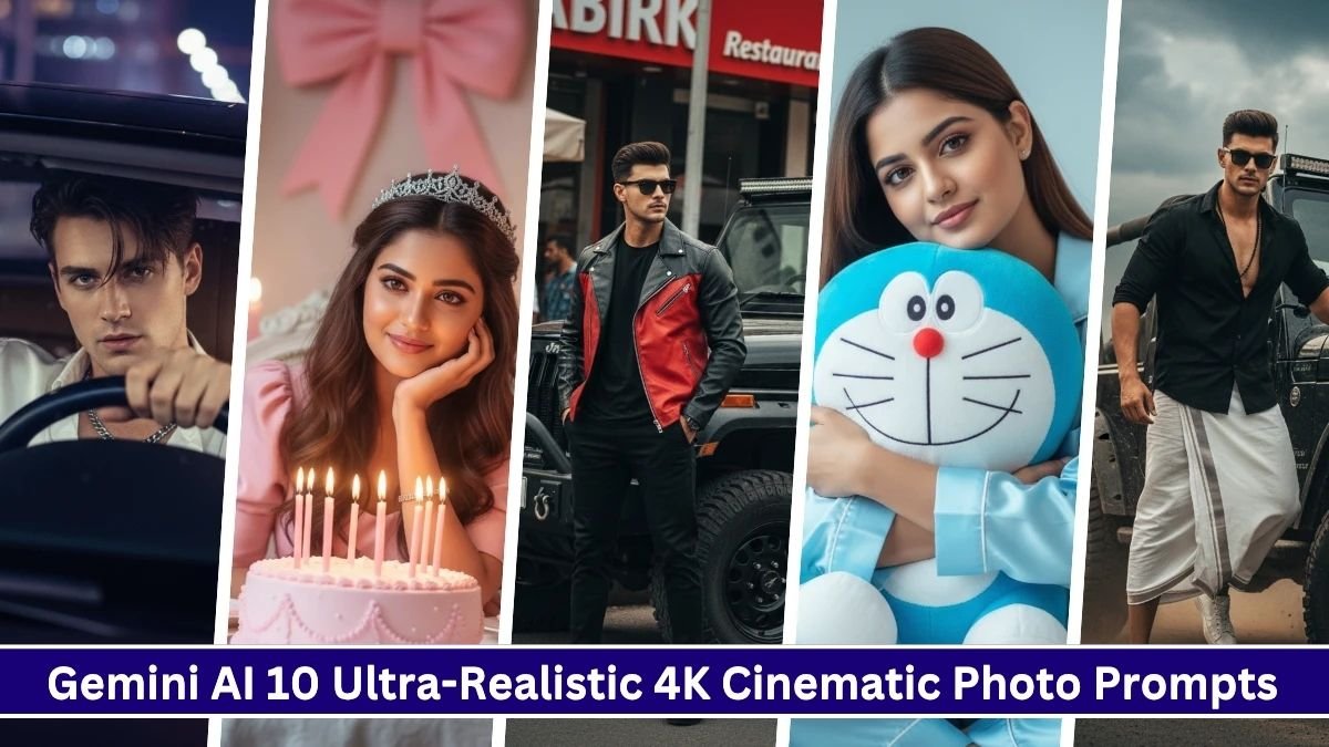 Gemini AI 10 Ultra-Realistic 4K Cinematic Photo Prompts