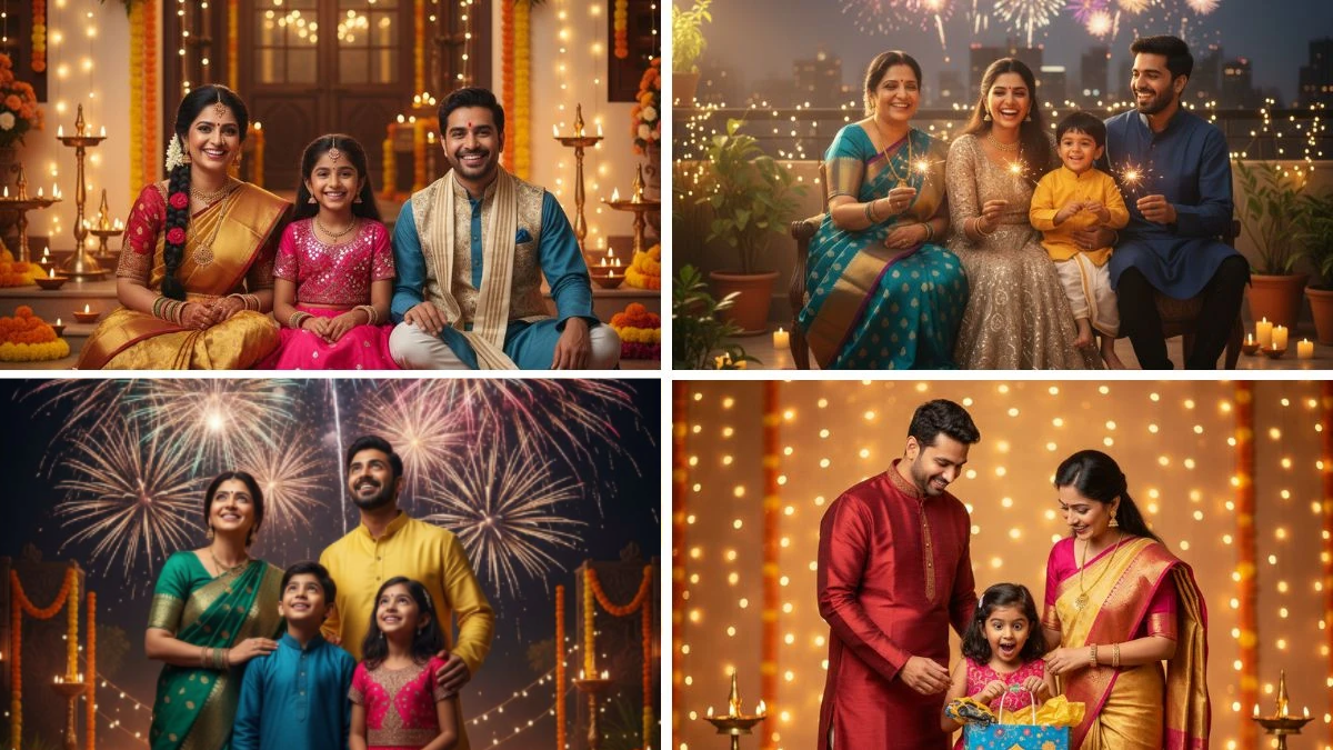 Diwali Family Photo Editing Prompts