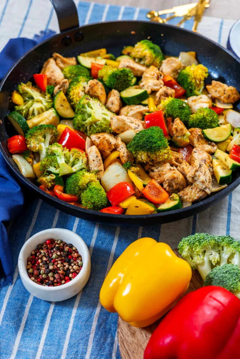Healthy Chicken and Vegetables Skillet